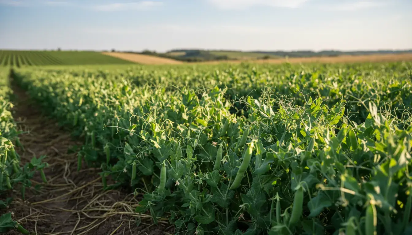 Co wpływa na ilość grochu na hektar?