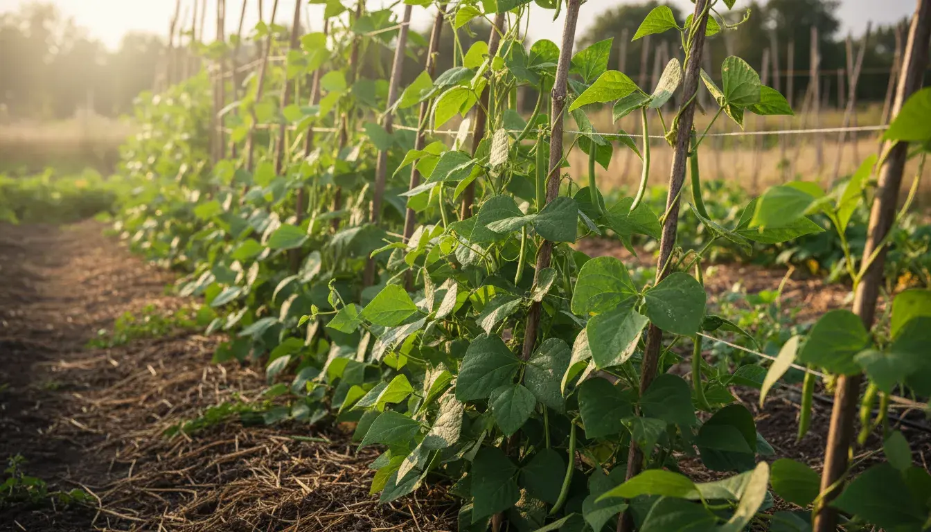 Jak rośnie fasola szparagowa?
