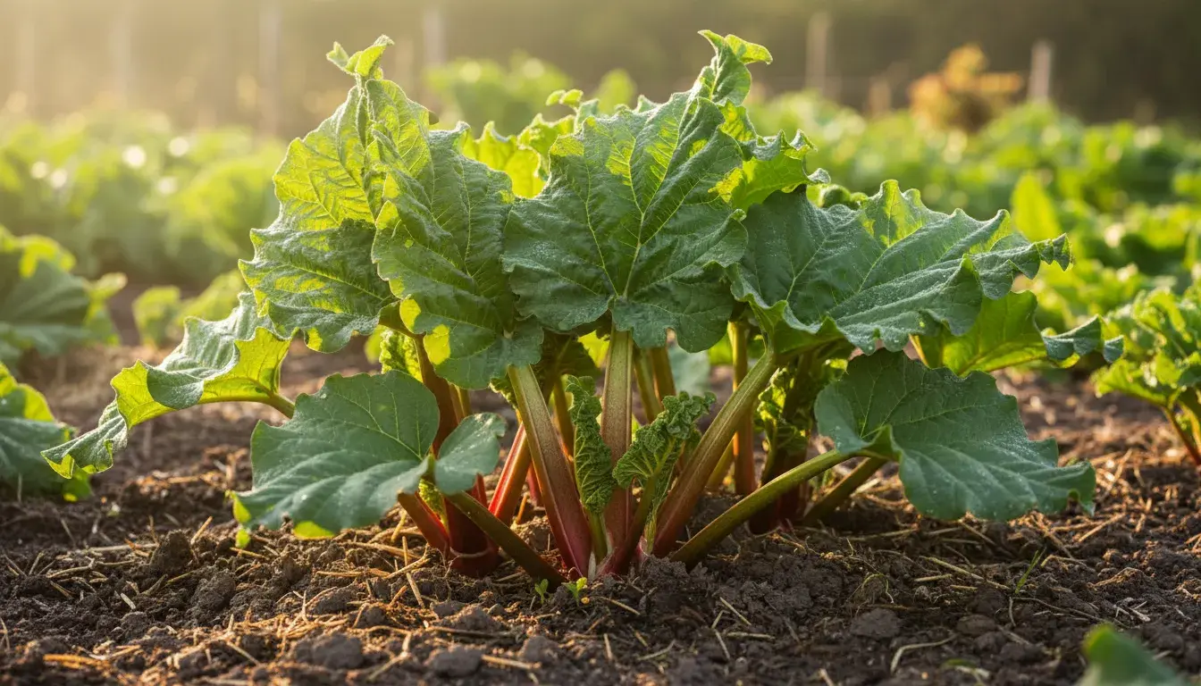 Jak Rośnie Rabarbar?