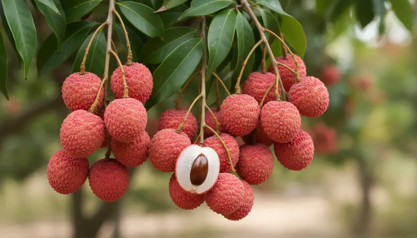 Jak wygląda drzewko liczi i jego owoce?