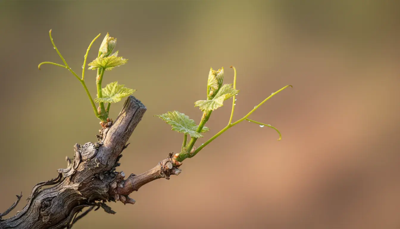 Na jakich pędach owocuje winogron?